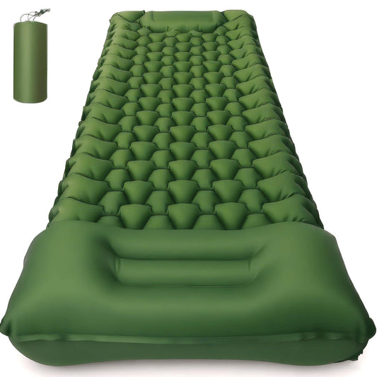 Sleeping Pad, Ultralight Inflatable Sleeping Pad for Camping, Built-in Pump, for Hiking, Backpacking, and Outdoor Travel – Waterproof, Tear-Resistant