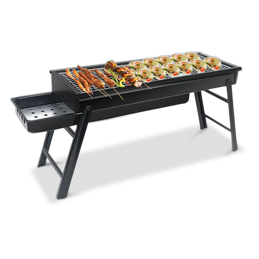 Charcoal Grills Quality Portable Hibachi BBQ Lamb Skewer Folded Camping Barbecue Grill for Garden Backyard Party Picnic Travel Outdoor Cooking Use