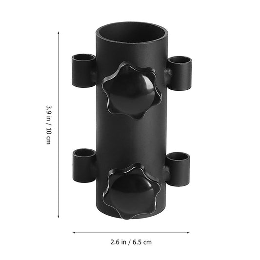 4pcs Outdoor Fixing Adjustable Canopy Support Pole Fixator for Tent Rod Deck Mount Umbrella Clamp